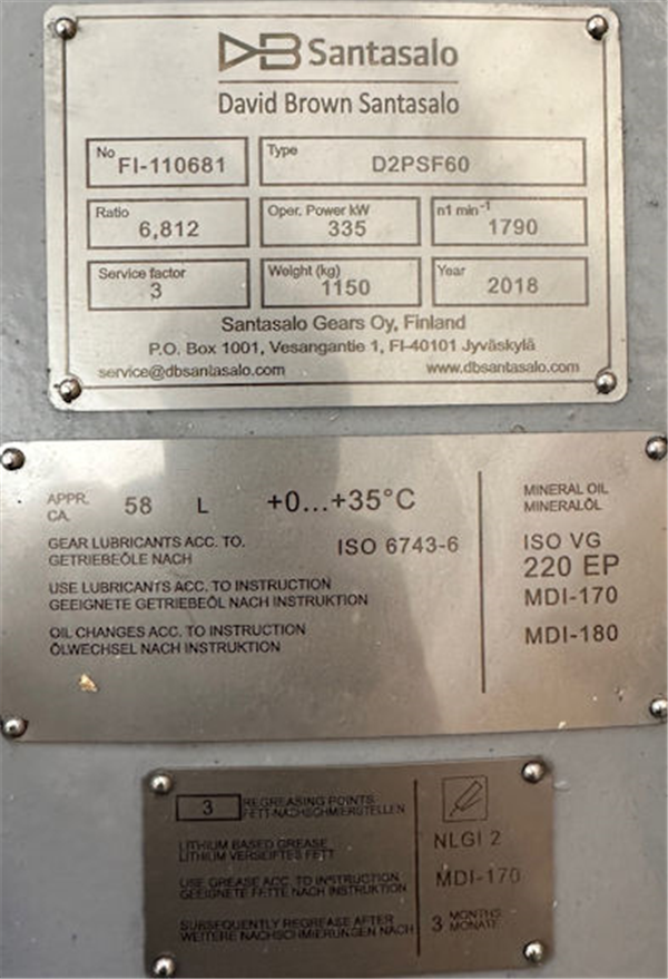 Unused Outotec 2.7m X 4.1m (8.6' X 13.5') Ball Mill, 450 Hp (336 Kw) Motor)